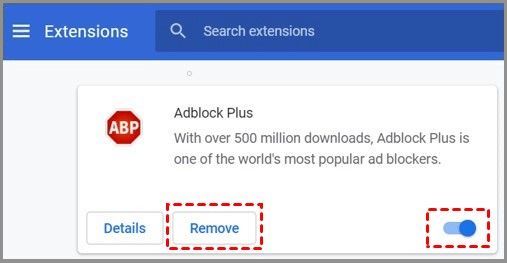 verwijder de extensie