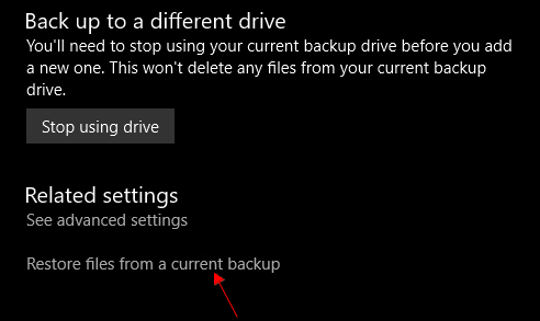bestanden herstellen vanuit de bestands geschiedenis