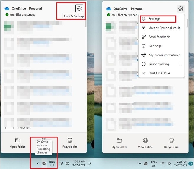 back-up op één schijf