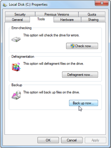 Windows 7 back-up en herstel