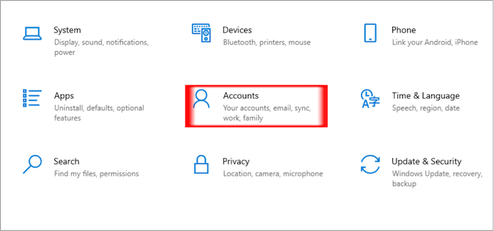 vind synchronisatie-instellingen - step2