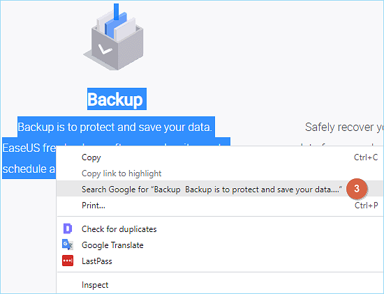 tekst kopiëren via zoeken