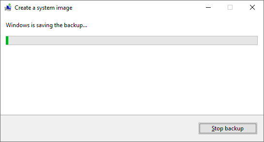 maak een systeemkopie stap 6