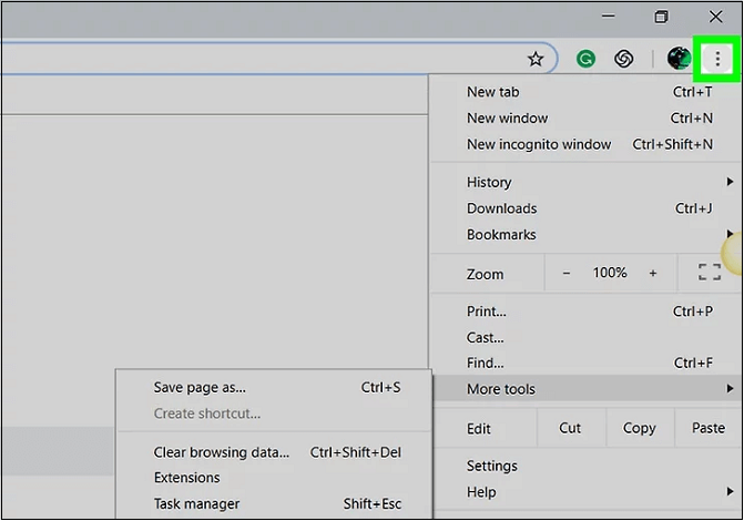 selecteer het stippictogram