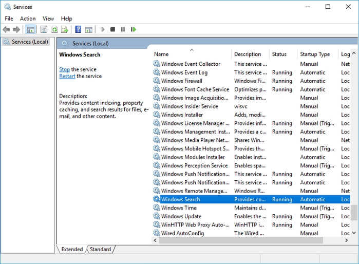 Maakt Windows zoeken mogelijk
