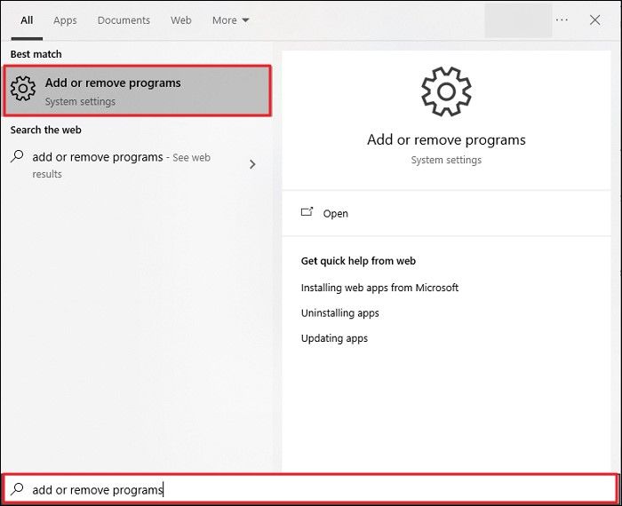 toegang tot programma-instellingen toevoegen of verwijderen