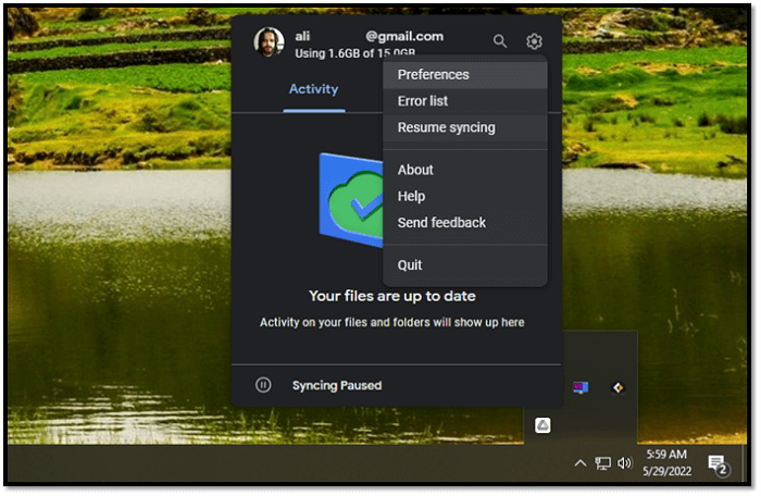 google drive desktop-app