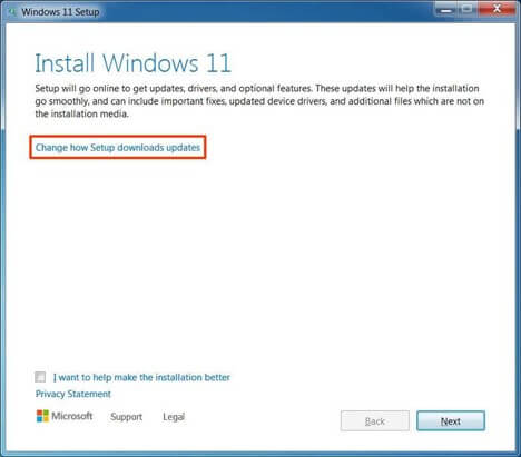wijzig instellingen download updates