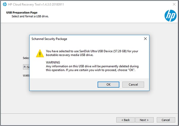 klik op ok of annuleer