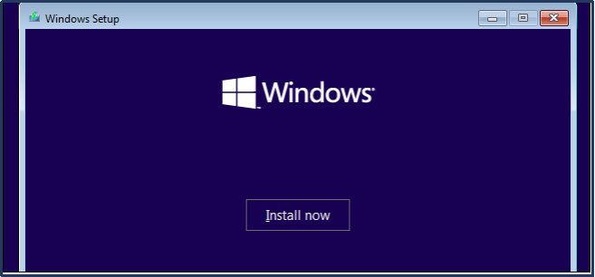 installeer nu windows