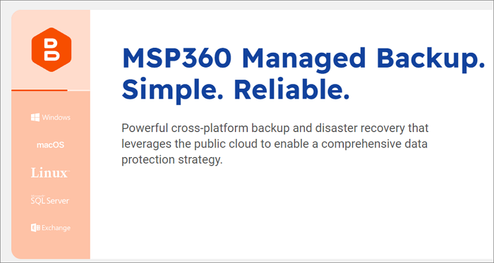 msp360 server back-upsoftware