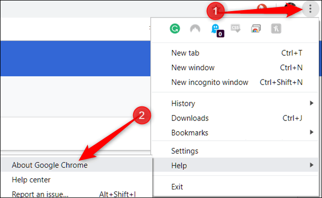 navigeer naar google chrome