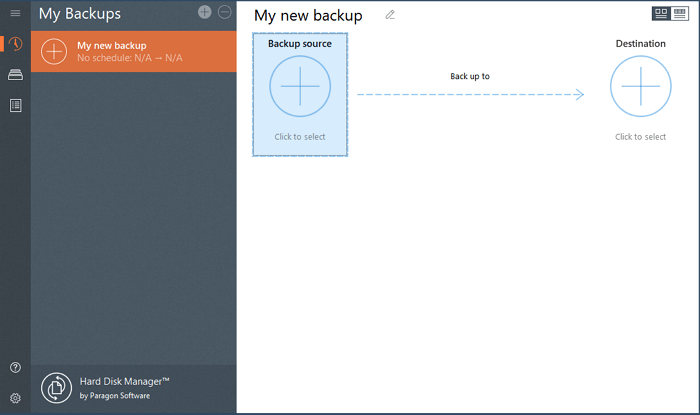 paragon back-up en recovery