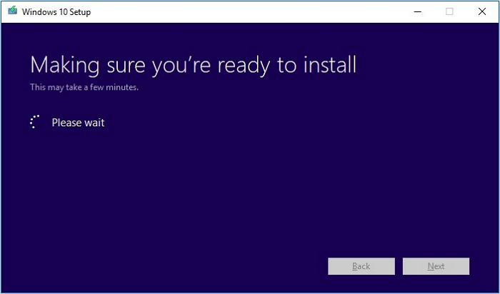 Klaar om Windows 10 te installeren
