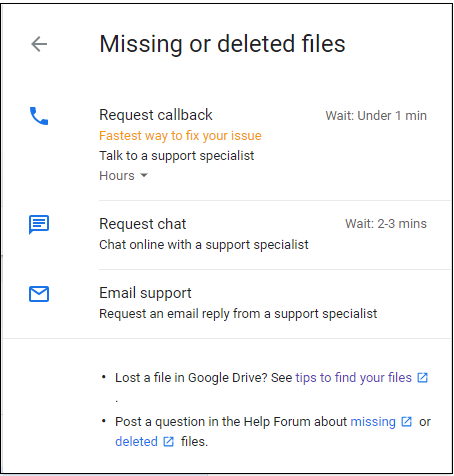 selecteer een van de manieren