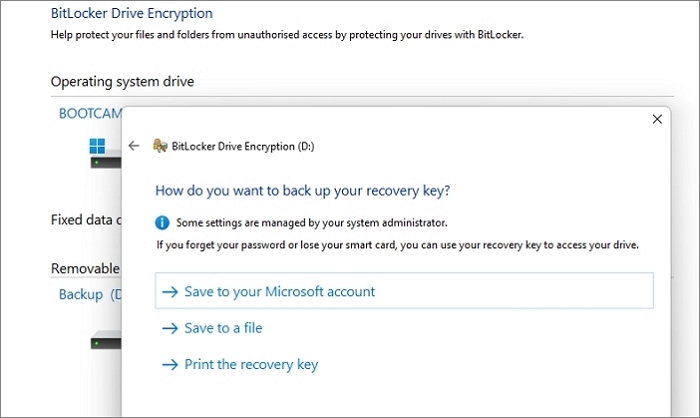 waar de herstelschijf kan worden opgeslagen
