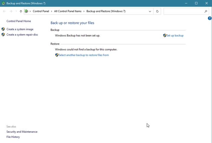 Methode voor back-up en herstel van Windows
