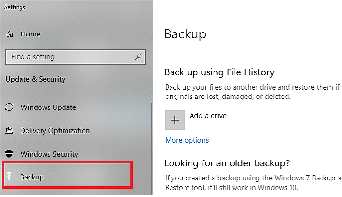 Windows-bestandsgeschiedenis