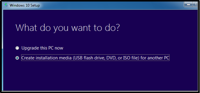windows setup installatie media