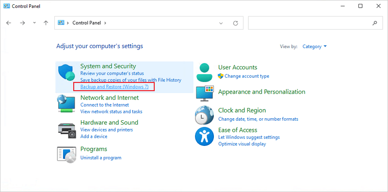 maak een back-up van Windows 11-bestanden met Back-up en herstel - 1