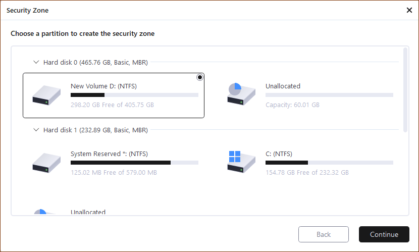 veiligheidszone maken stap 2