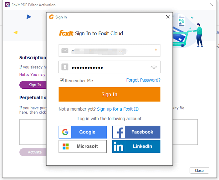 Aanmelden Proces om de software te activeren