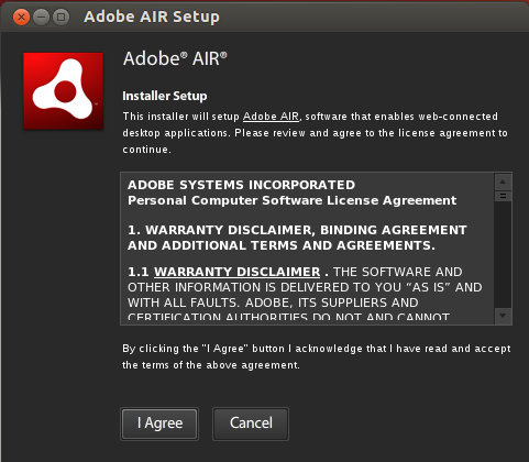 Adobe Air-configuratie