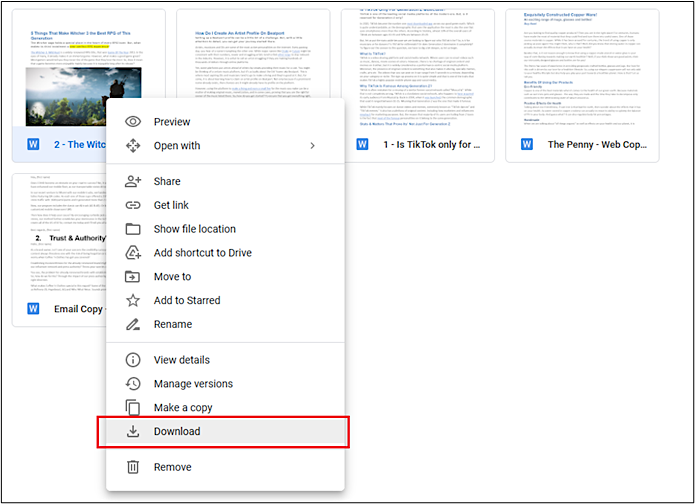 bestanden downloaden van onedrive