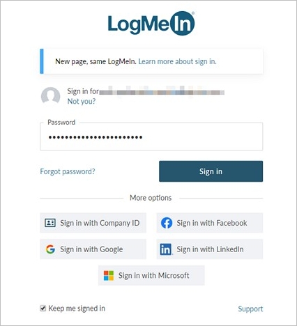 log mij in