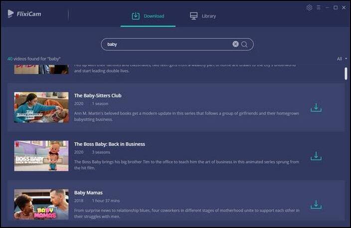 gebruik fixicam om naar de juiste video te zoeken