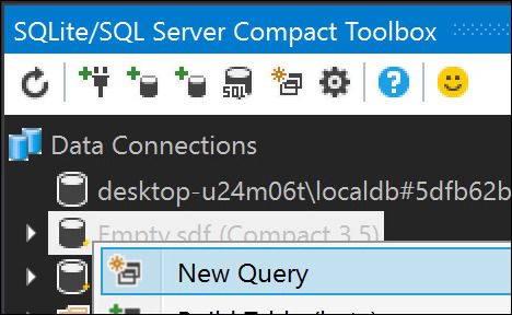 klik op de nieuwe vraagoptie