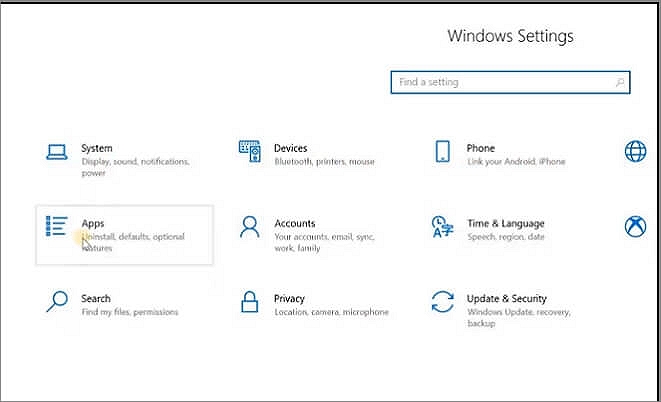 hoe twitter naar een andere schijf te verplaatsen via de Windows-instelling