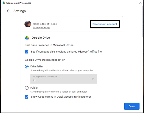 druk op account verbreken