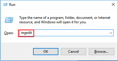 open windows 10 register-editor