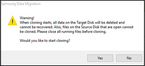 Samsung-waarschuwing voor gegevensmigratie