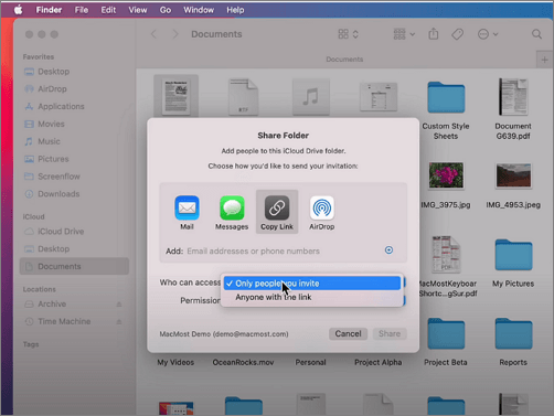 Toestemming instellen