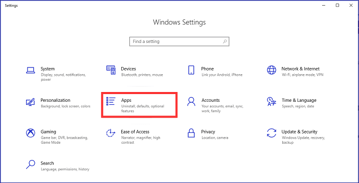 Apps en functies openen