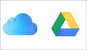 icloud en google drive