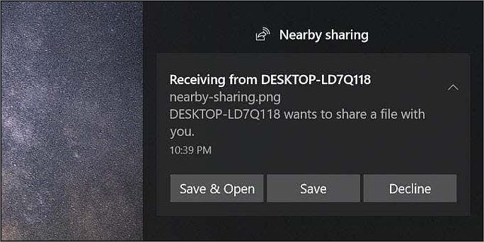 selecteer opslaan en openen optie