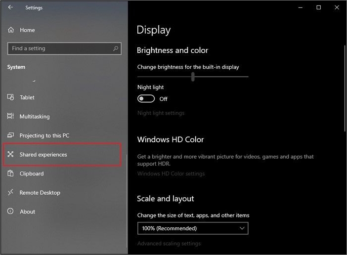 toegang tot de optie gedeelde ervaringen