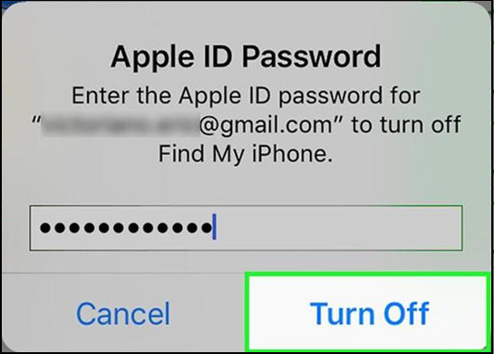 uitzetten vind mijn iphone