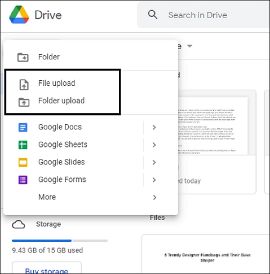 een bestand uitladen