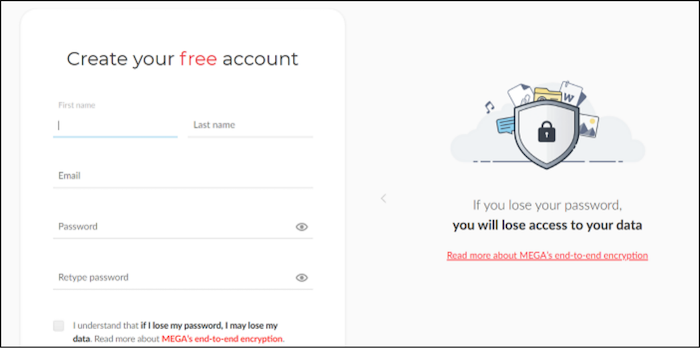 open mega op nieuwe pc en download bestanden