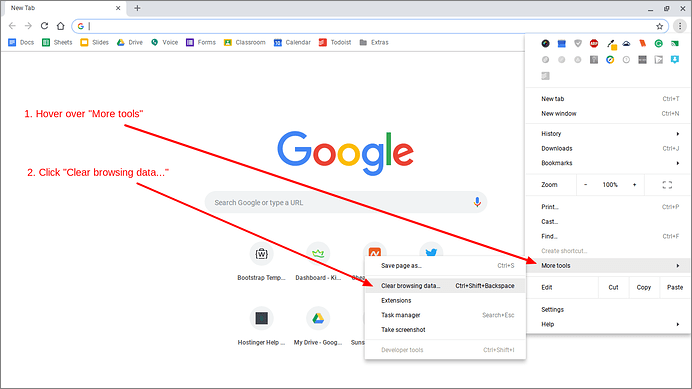 browsegegevens wissen