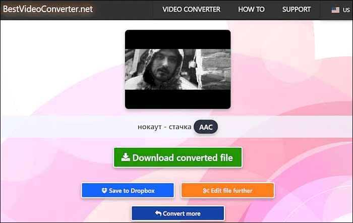 Download het AAC-bestand