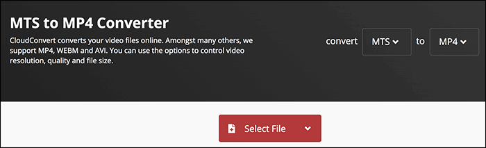cloudconvert webconverter