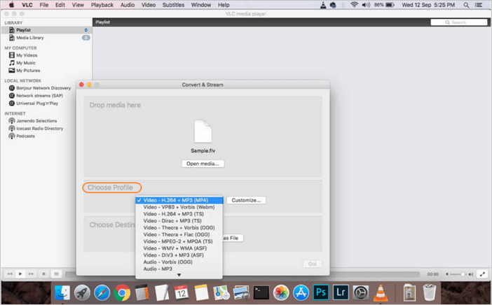 converteer flv naar mp4 op mac - 2