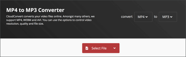 Cloudconvert - Converteren naar MP3 Windows 10