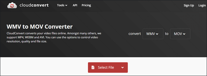Converteer WMV naar MP3 met Cloudconverter