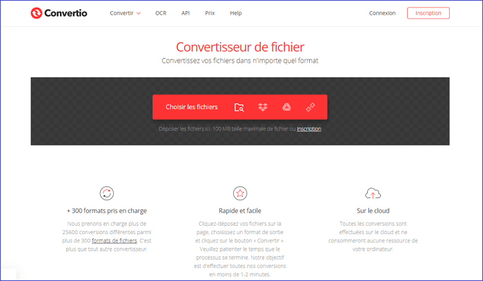 Convertio - online MP3-converter voor pc